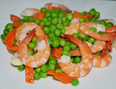 豌豆炒虾仁的做法，简单好吃的豌豆炒虾仁