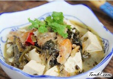 雪菜煮豆腐的做法简单又好吃