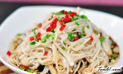 白灼金针菇怎么做好吃又简单