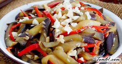 蒜香炒茄丝怎么做省油又好吃