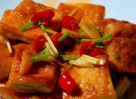 两种煎豆干的做法