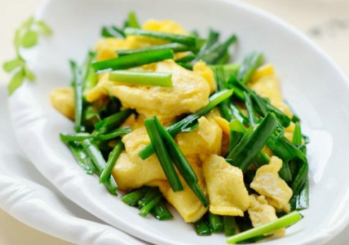 韭菜炒鸡蛋的做法