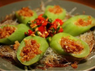 蒜蓉粉丝蒸丝瓜的做法