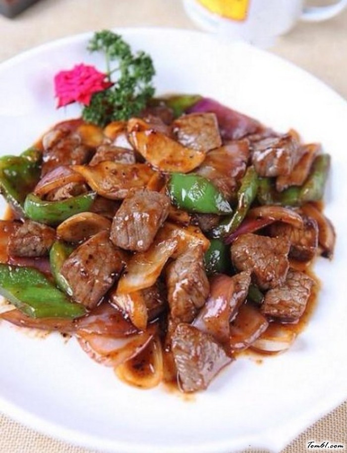 黑椒牛肉粒的做法