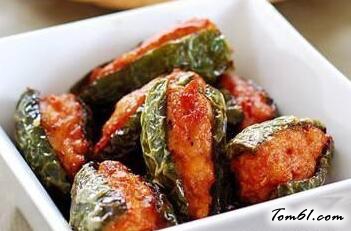 青椒酿肉的做法