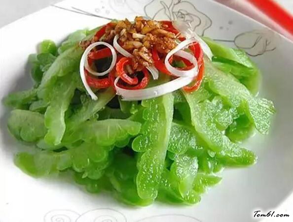 凉拌苦瓜的做法