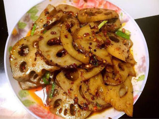 香辣藕片的做法