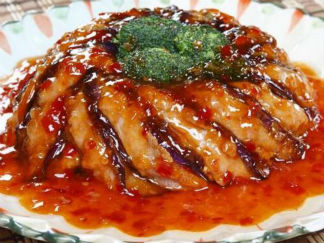 挂浆枣泥茄的做法