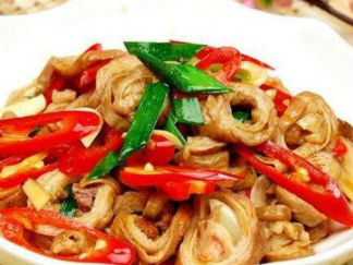 爆炒肥肠的做法