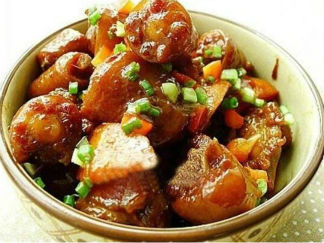 红烧猪尾的做法