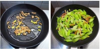 金钩西芹步骤5-6