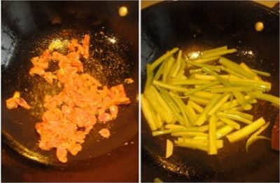 西芹黑椒炒牛柳步骤