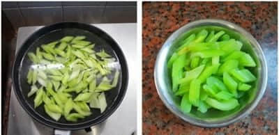 金钩西芹步骤3-4