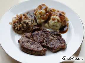 牛排+土豆泥的做法