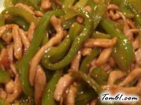 家常青椒肉丝的做法
