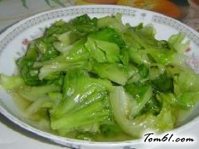 清炒生菜的做法