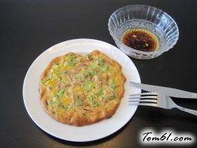 家常青蔥鮪魚煎餅的做法