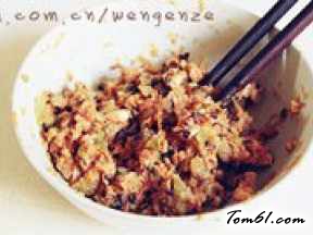 香菇肉末蒸酿豆腐的做法