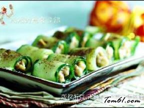 鸡茸青瓜卷的做法