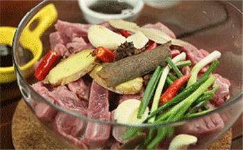 【沙爹烤牛肉干】调味