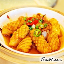 咖喱鲜鱿的做法