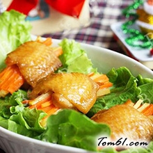 时蔬无骨鸡翅的做法