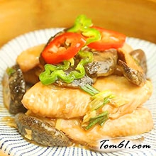 菇香鸡中宝的做法