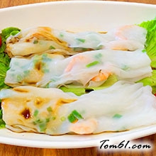 虾仁肠粉的做法