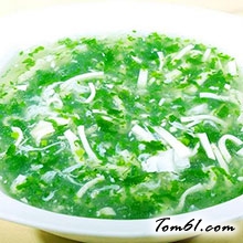 香菜豆腐羹的做法