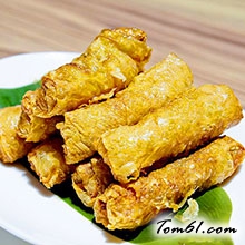 香煎腐皮卷的做法