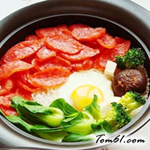 腊味煲仔饭的做法