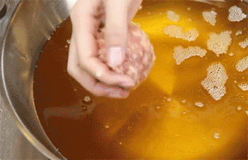 【四喜丸子】炸肉丸