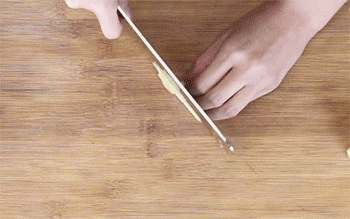 【荤素两丝】切姜末