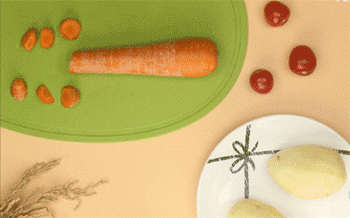 【美味咖喱鸡】切胡萝卜和土豆