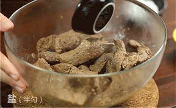 【沙爹烤牛肉干】调味