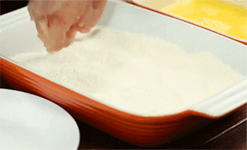 【芝心猪排】里脊肉裹面粉