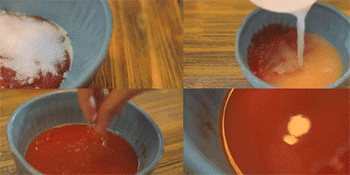 【菠萝香咕肉】调制酱汁