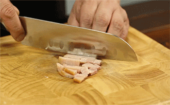 【玉米浓汤】火腿切丁