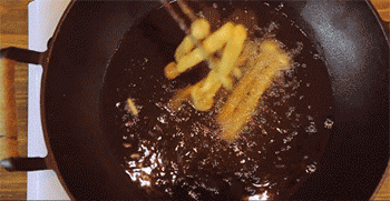 【炸海鲜菇】炸海鲜菇