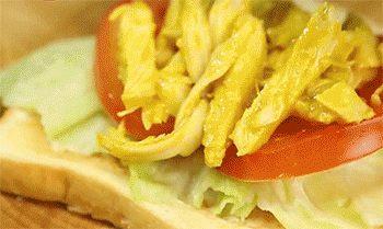 【总汇三明治】盖上面包片