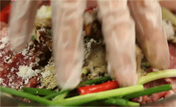 【沙爹烤牛肉干】搅拌