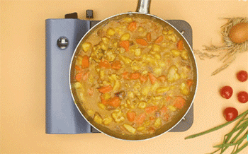 【美味咖喱鸡】煮