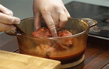 【苏式叉烧肉】捞出猪肉