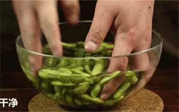【卤水毛豆】毛豆洗净