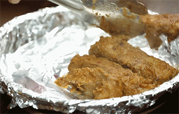 【芝士排骨】排骨装盘