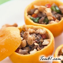 橘灯鸭肉的做法