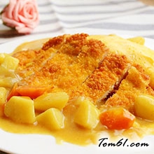 咖喱鸡排饭的做法