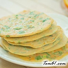 橙香三文鱼蔬菜饼的做法