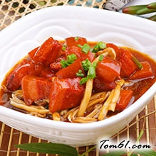 茶树菇五花肉的做法