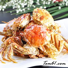 蛋黄焗螃蟹的做法